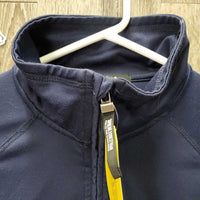 LS Hvy Shirt, 1/2 Zip Up *gc, seam rubs, pills & rubs
