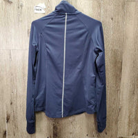 LS Hvy Shirt, 1/2 Zip Up *gc, seam rubs, pills & rubs
