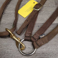 Hvy Nylon Western Running Martingale, snap *gc, dirty, mnr faded, stains, rubs & frays
