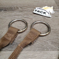 Hvy Nylon Western Running Martingale, snap *gc, dirty, mnr faded, stains, rubs & frays
