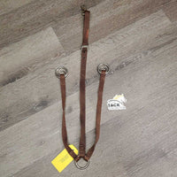 Nylon Western Running Martingale Attachment, snap *gc, v.rusty, older
