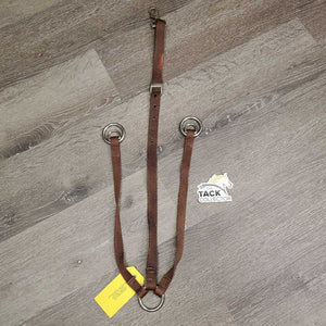 Nylon Western Running Martingale Attachment, snap *gc, v.rusty, older