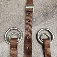 Nylon Western Running Martingale Attachment, snap *gc, v.rusty, older