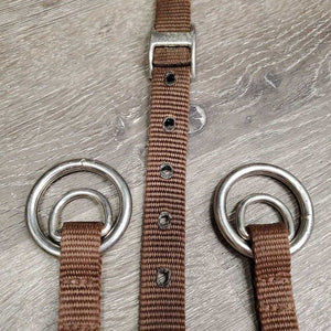 Nylon Western Running Martingale Attachment, snap *gc, v.rusty, older