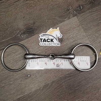 Med Hollow Mouth Jointed Loose Ring Bit *vgc, clean, scratches, stains, rubs
