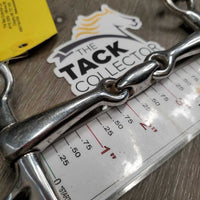SS Locking French Link Pelham Bit, Center Lozenge, Chain *vgc, clean, scratches
