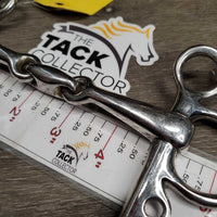 SS Locking French Link Pelham Bit, Center Lozenge, Chain *vgc, clean, scratches
