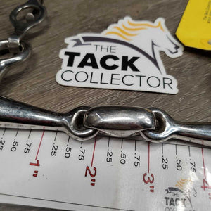 SS Locking French Link Pelham Bit, Center Lozenge, Chain *vgc, clean, scratches