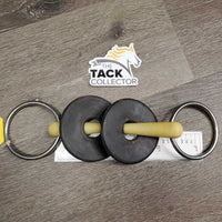 Jointed Loose Ring, Rubber Guards *gc, clean & dirty, stains, scratches, v.mnr chew, discolored
