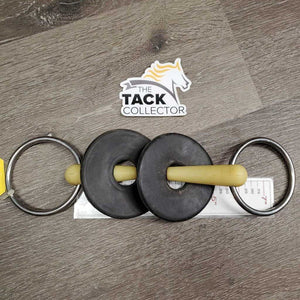 Jointed Loose Ring, Rubber Guards *gc, clean & dirty, stains, scratches, v.mnr chew, discolored