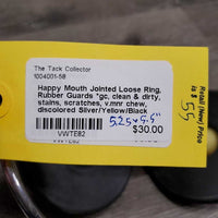 Jointed Loose Ring, Rubber Guards *gc, clean & dirty, stains, scratches, v.mnr chew, discolored
