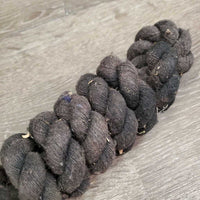 Short Cotton Lead Rope *gc, clean, faded, shavings stains, oxidized
