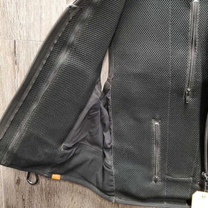 Safety Air Vest, bag, cannister *gc, dirty, NO saddle strap, faded