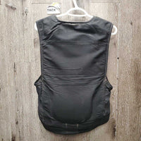 Safety Air Vest, bag, cannister *gc, dirty, NO saddle strap, faded
