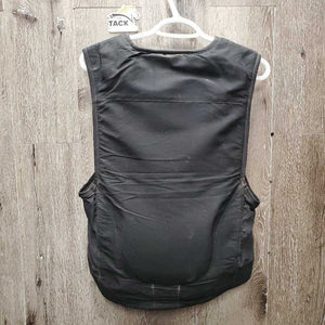 Safety Air Vest, bag, cannister *gc, dirty, NO saddle strap, faded