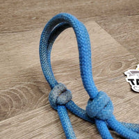 Stiff Thick Nylon Rope Halter *fair, splits/rips, v.rubbed, frayed, stains, hairy
