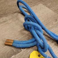 Stiff Thick Nylon Rope Halter *fair, splits/rips, v.rubbed, frayed, stains, hairy