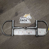 Med D Ring Snaffle Bit *vgc/gc, clean, residue, scratches, scuffs
