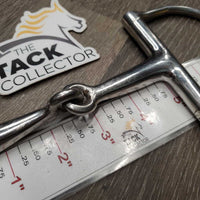 Med D Ring Snaffle Bit *vgc/gc, clean, residue, scratches, scuffs
