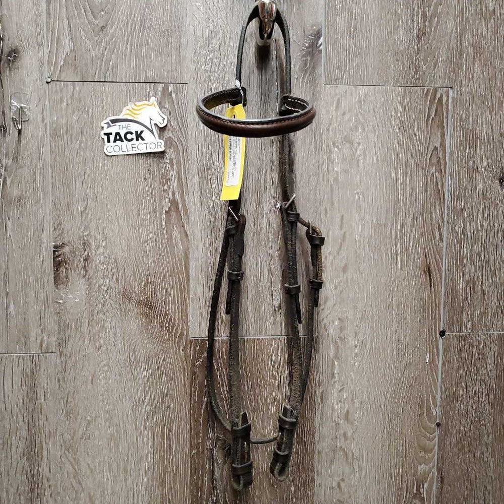 Rsd Bridle *vgc, clean, NO Noseband, scraped edges, mnr dirt?stain, mnr stiff