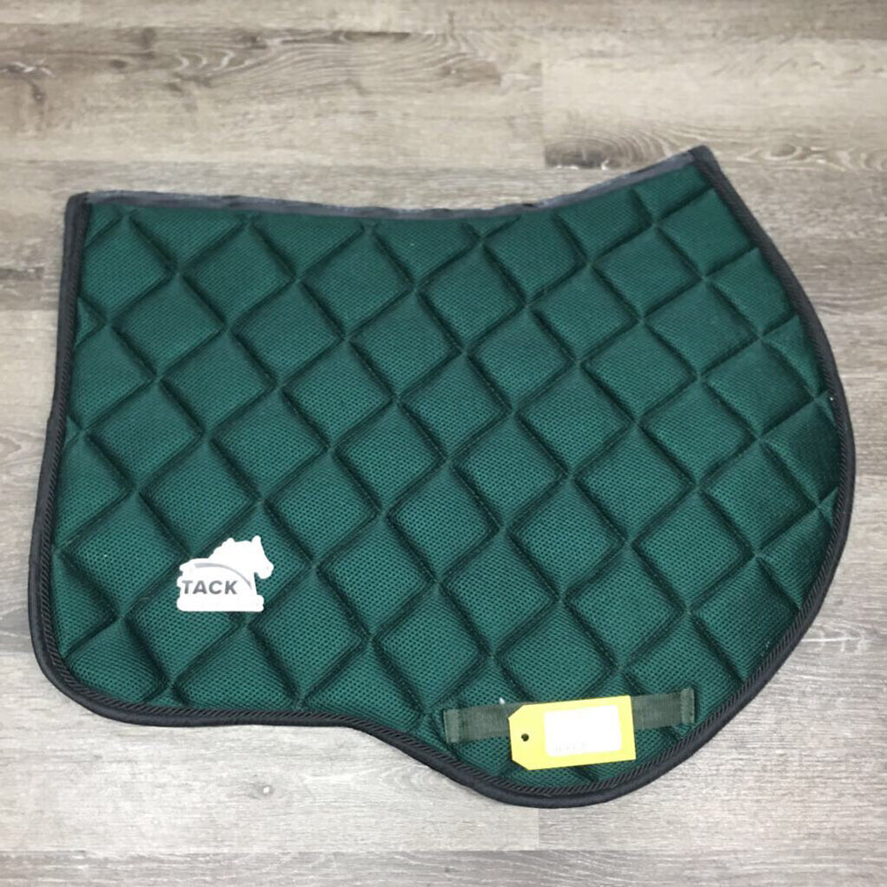 Mesh Shaped Jumper Saddle Pad, piping *vgc, hair