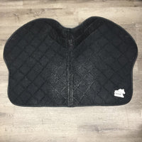 Mesh Shaped Jumper Saddle Pad, piping *vgc, hair
