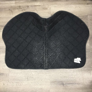 Mesh Shaped Jumper Saddle Pad, piping *vgc, hair