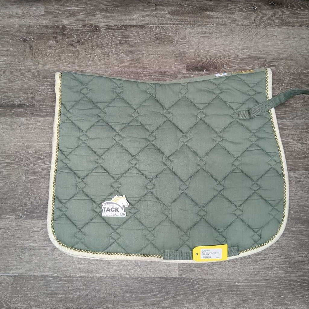 Quilt Jumper Saddle Pad, piping, tabs *gc, hairy, pilly