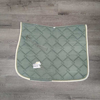 Quilt Jumper Saddle Pad, piping, tabs *gc, hairy, pilly
