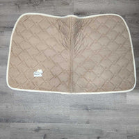 Quilt Jumper Saddle Pad, piping, tabs *gc, hairy, pilly
