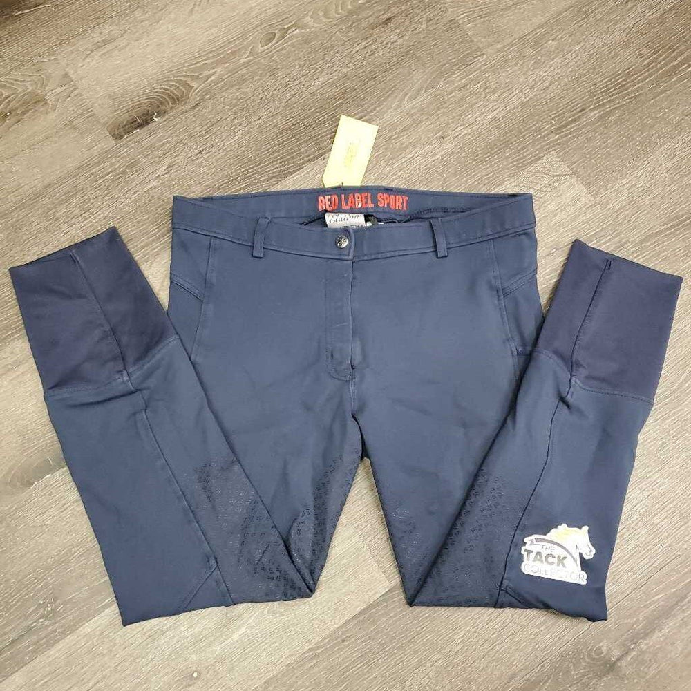 Sticky Full Seat Breeches *gc/fair, faded, seam puckers, seat rubs, v.rubbed & undone stitching