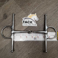 Thin Full Cheek Rotating Snaffle Bit *gc, clean, scratches