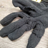 Light Cotton Pimple Grip Gloves *vgc, faded, edge rubs, threads