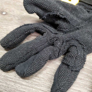 Light Cotton Pimple Grip Gloves *vgc, faded, edge rubs, threads