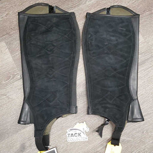 Pr Leather Half Chaps, bag, tags *new