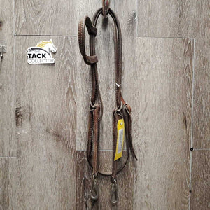 Rsd/FS Narrow Leather Breastplate *gc/fair, dirt, rubs, curled, stiff, dry, rubs, xholes