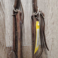 Rsd/FS Narrow Leather Breastplate *gc/fair, dirt, rubs, curled, stiff, dry, rubs, xholes