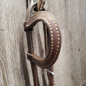 Rsd/FS Narrow Leather Breastplate *gc/fair, dirt, rubs, curled, stiff, dry, rubs, xholes