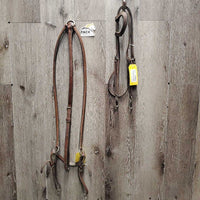 Rsd/FS Narrow Leather Breastplate *gc/fair, dirt, rubs, curled, stiff, dry, rubs, xholes
