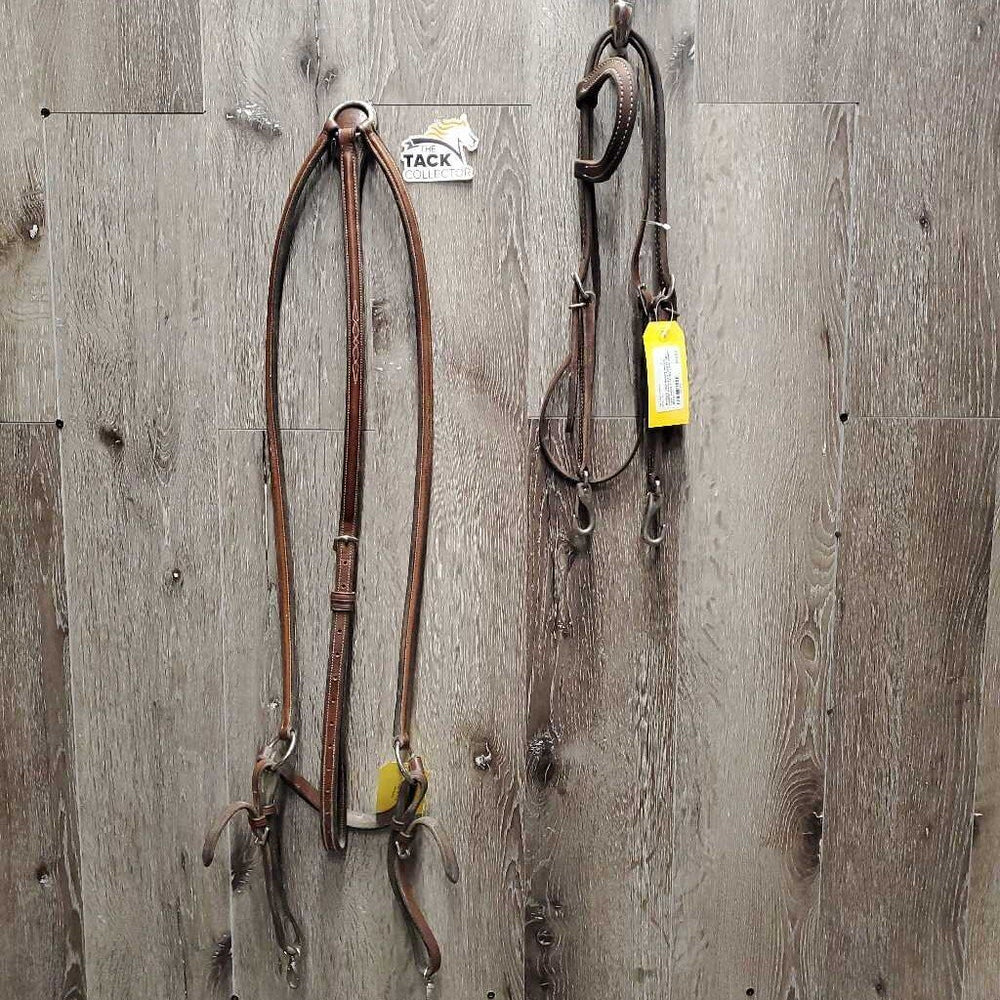Rsd/FS Narrow Leather Breastplate *gc/fair, dirt, rubs, curled, stiff, dry, rubs, xholes