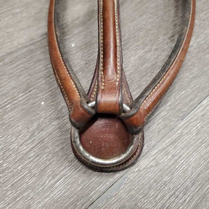 Rsd/FS Narrow Leather Breastplate *gc/fair, dirt, rubs, curled, stiff, dry, rubs, xholes