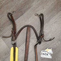 Rsd/FS Narrow Leather Breastplate *gc/fair, dirt, rubs, curled, stiff, dry, rubs, xholes
