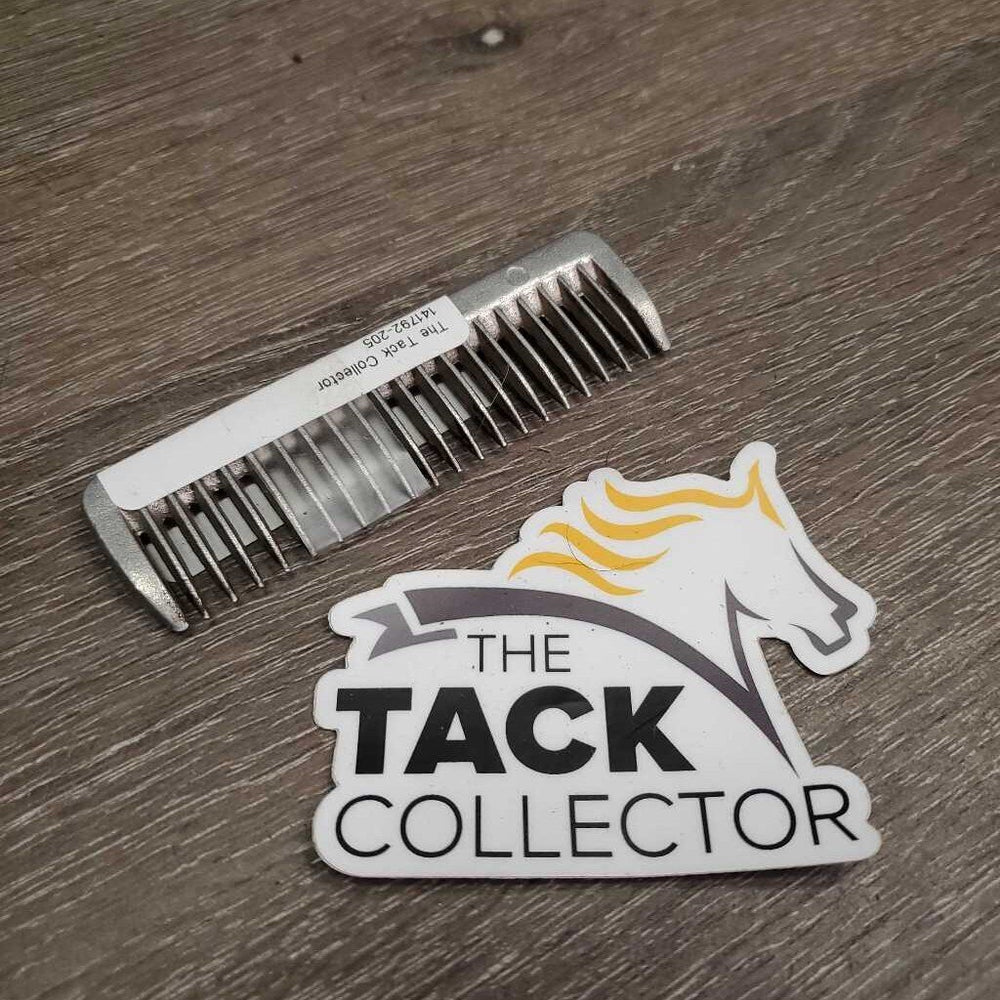 Metal Mane Comb *gc, clean, sticker residue