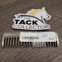 Metal Mane Comb *gc, clean, sticker residue