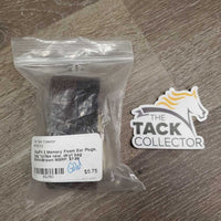 2 Memory Foam Ear Plugs, bag *xc/like new, diryt bag

