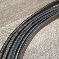 Flat Leather Draw Reins, snaps *xc/like new, clean, mnr scraped edges
