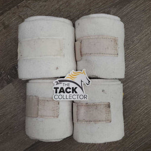 4 Fleece Polos *3 gc/fair, clean, pilly, dingy, hair *1: vgc, mnr clumpy & hair