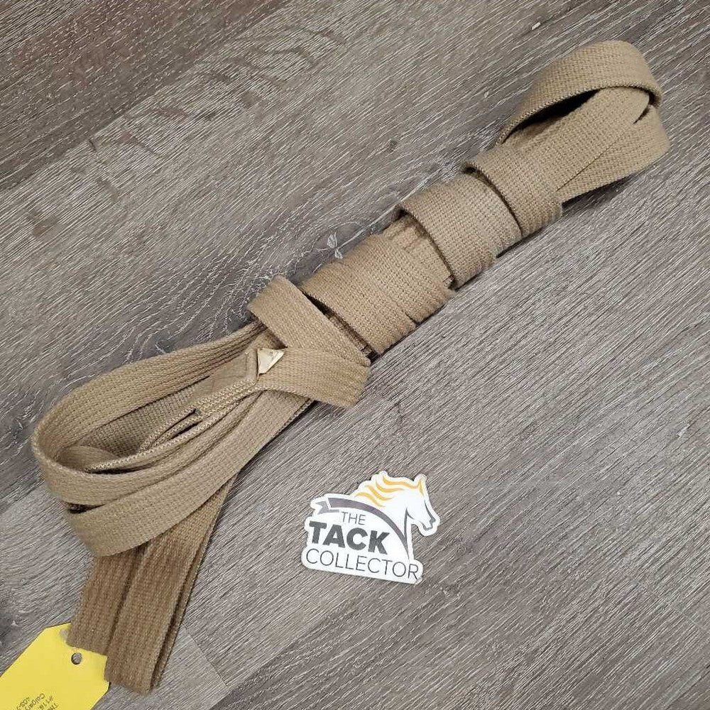 Cotton Web Draw Reins, loops *vgc, mnr edge rubs, stains & dirt, older