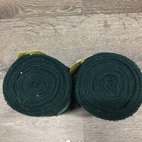 2 Fleece Polos *gc, clean, clumpy, hairy, marker, older
