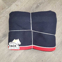 Wool Quarter Sheet *gc, hairy, older, rubbed edges, threads
